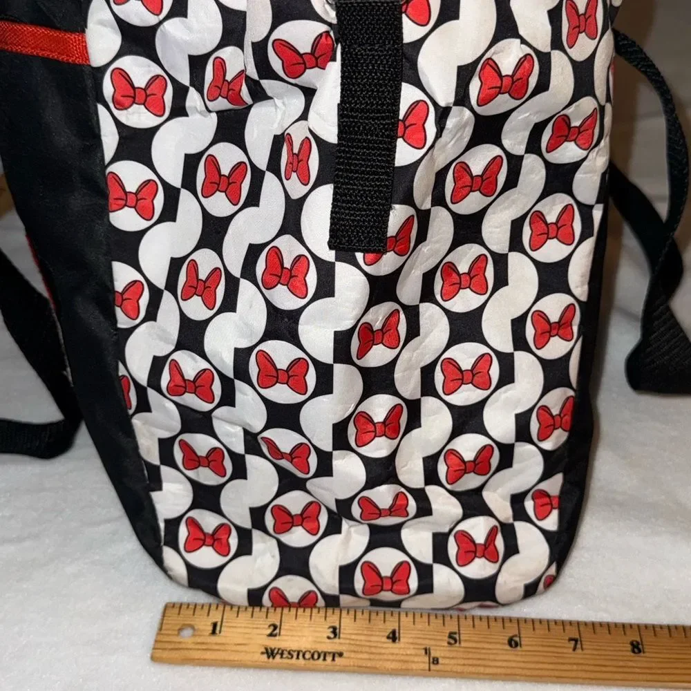 Baby Disney Minnie Mouse Black and Red Diaper Bag Tote Bag Carry All